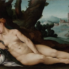 Van-Scorel-Jan-La-mort-de-Cléopâtre-1520-24