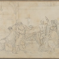 David-La-mort-de-Socrate-ca-1786-dessin