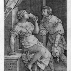 Pencz-Georg-Sophonisbe-buvant-le-poison-ca-1530-gravure