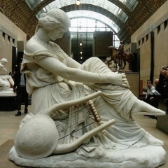 Pradier-James-Sappho-considérant-le-suicide-1852